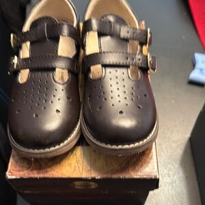 Classic Brown Kids Shoes